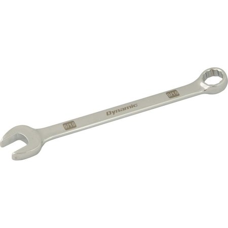 DYNAMIC Tools 9/16" 12 Point Combination Wrench, Mirror Chrome Finish D074018